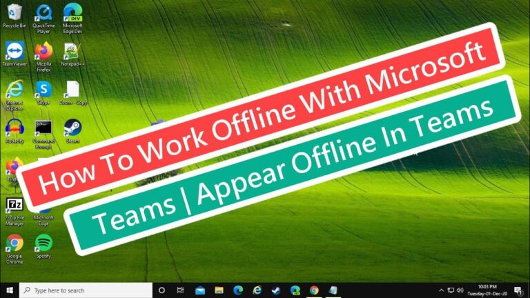 how to work offline in microsoft teams