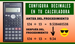 Cómo configurar calculadora casio a decimales