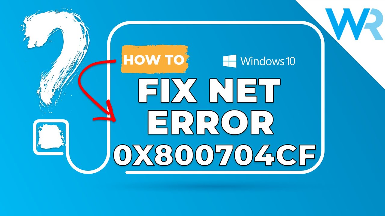 Cómo solucionar el error de red de Windows 0x800704cf