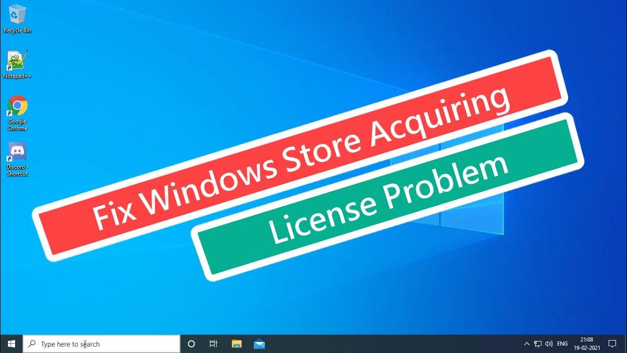 Solución problema adquisición de licencia en Windows Store