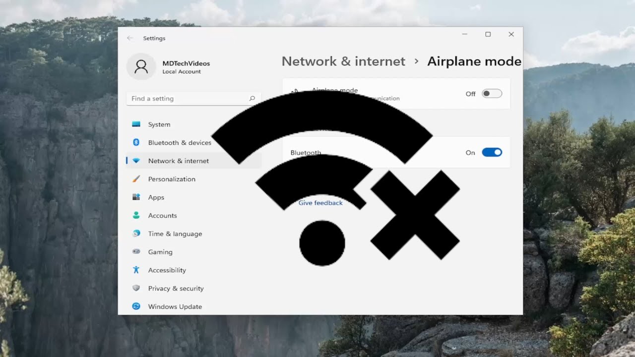 «Ícono de Wi-Fi gris en Windows 11»