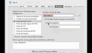 Configurar proxy en Mac: preferencias del sistema