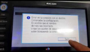 Solución: Configurar propiedades del escáner Ricoh.