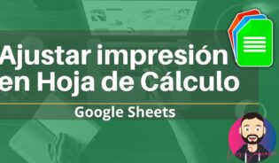 Configurar página en hoja de cálculo Google