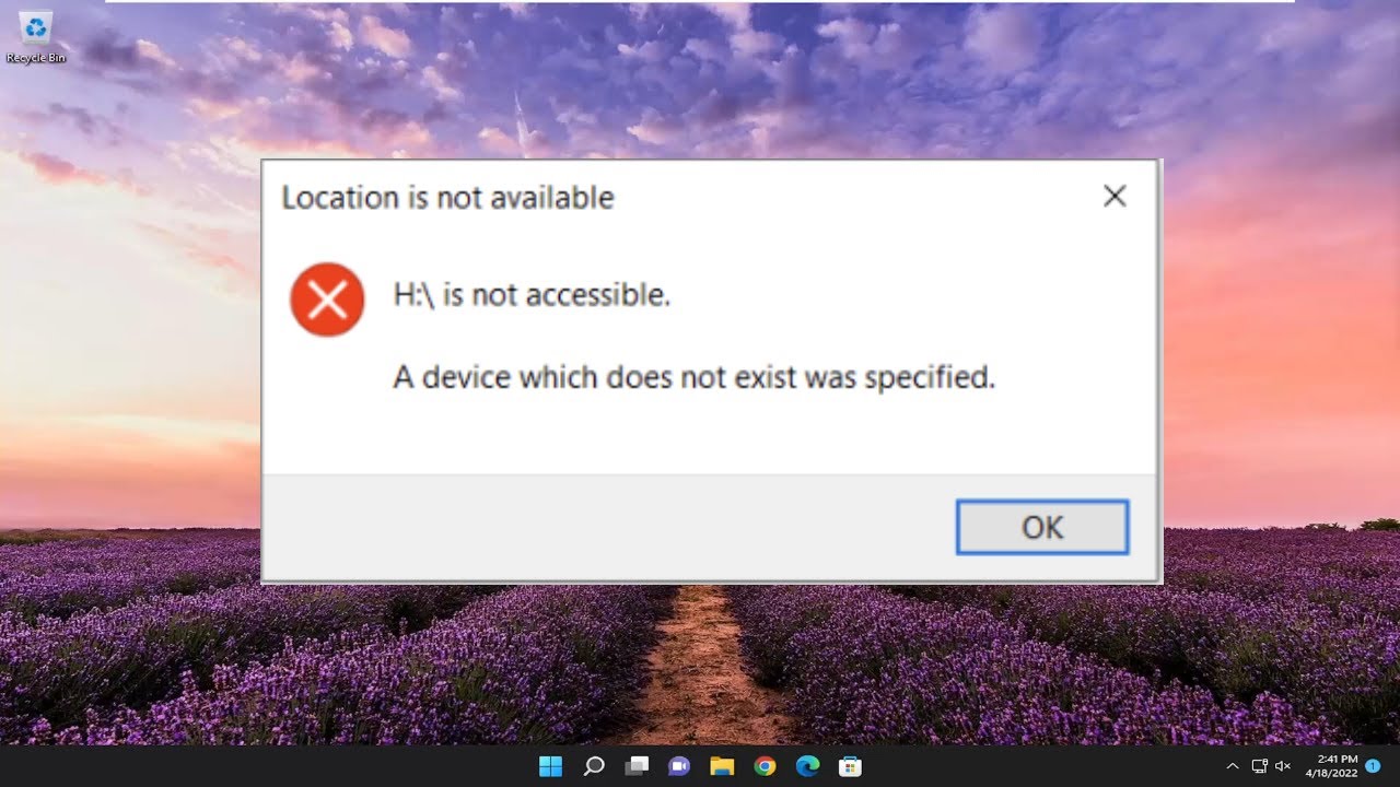 «Solución error 0x800701b1, dispositivo inexistente especificado [Tutorial]»