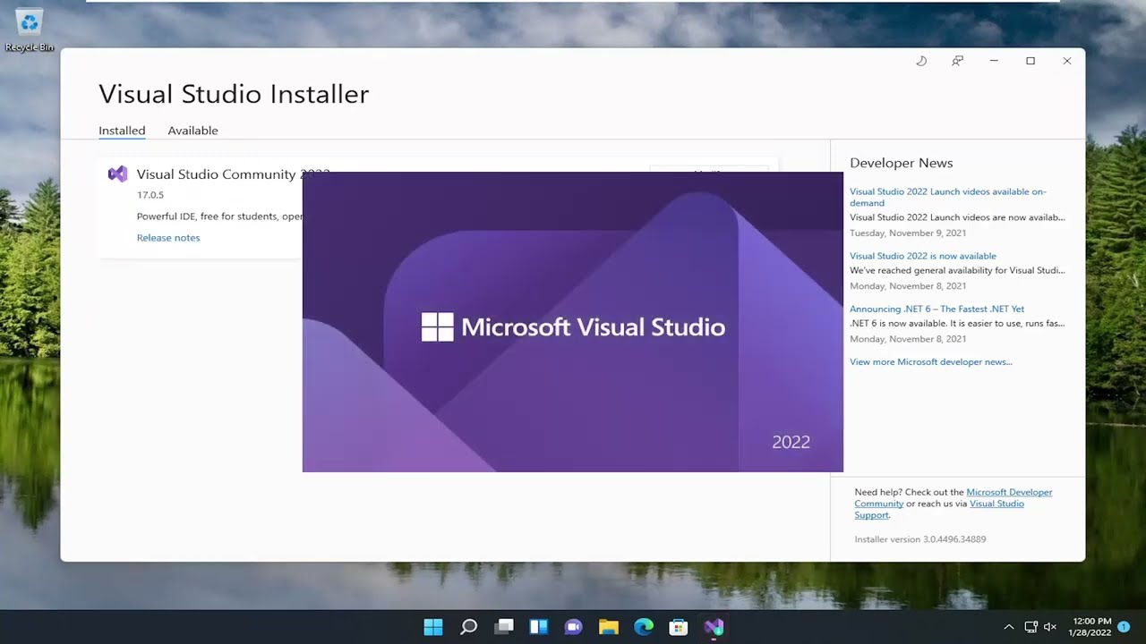 «Descargar e instalar Visual Studio 2022 en Windows 11/10 [Tutorial]»