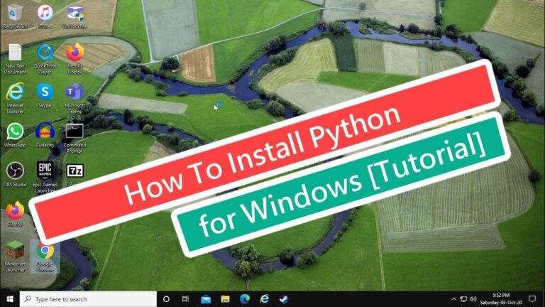 Instalación de Python para Windows: Tutorial paso a paso - Mundowin