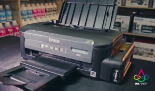 Cómo configurar una impresora epson m105