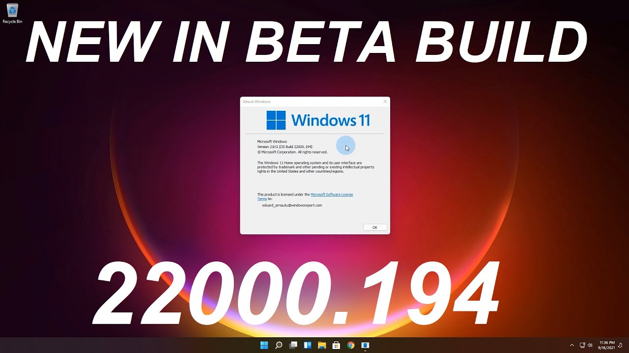 Novedades en Windows 11 Beta 22194: Actualización de herramientas, calculadora y correcciones.