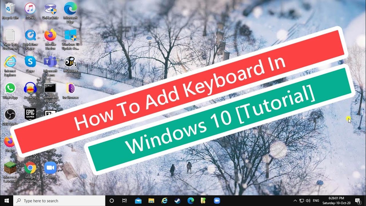 Agregar teclado en Windows 10: tutorial completo