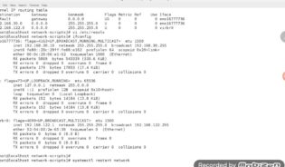 Comando para configurar tarjeta de red en linux