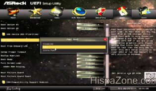 Cómo configurar asrock uefi setup utility