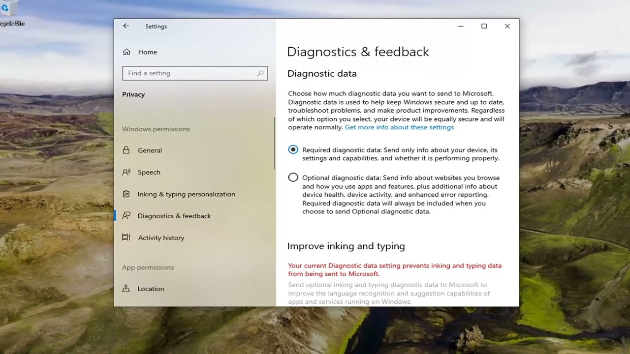 «No se puede cambiar los datos de diagnóstico a ‘Completo’ en Windows 10 SOLUCIÓN»