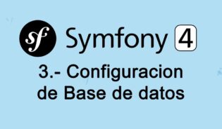 Cómo configurar base de datos en symfony