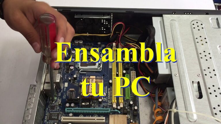 Ensamblaje y configuración de equipo de computo - Mundowin