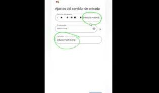 Cómo configurar correo educamadrid en el movil