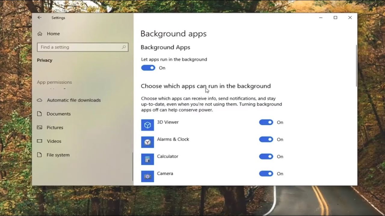 «Desactivar aplicación de teléfono en segundo plano en Windows 10»