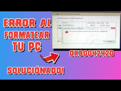 Solución: Windows Error al Formatear un Disco Duro