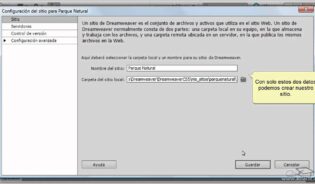 ¿Cómo configurar un sitio local en dreamweaver cs5?