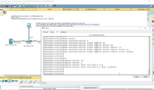 Comandos para configurar aaa en un router