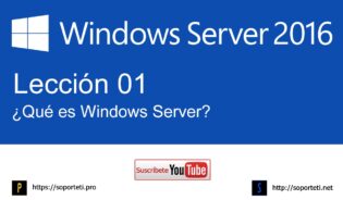 Tipos de servidores en Windows Server 2016