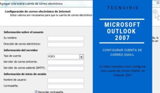 Solución: configurar Outlook 2007 con Gmail