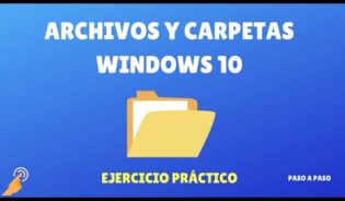 Cómo configurar carpetas en windows 10