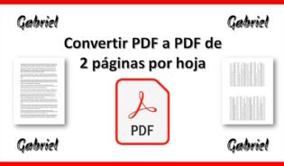 Configurar PDF: 2 páginas por hoja