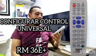Cómo configurar control remoto universal rm-36e+
