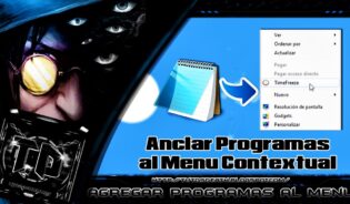 Cómo configurar el menu contextual en windows 10