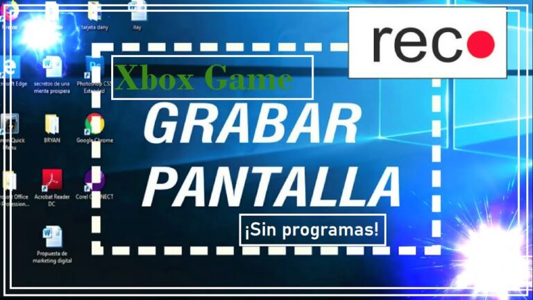 Cómo configurar xbox game bar para grabar - Mundowin