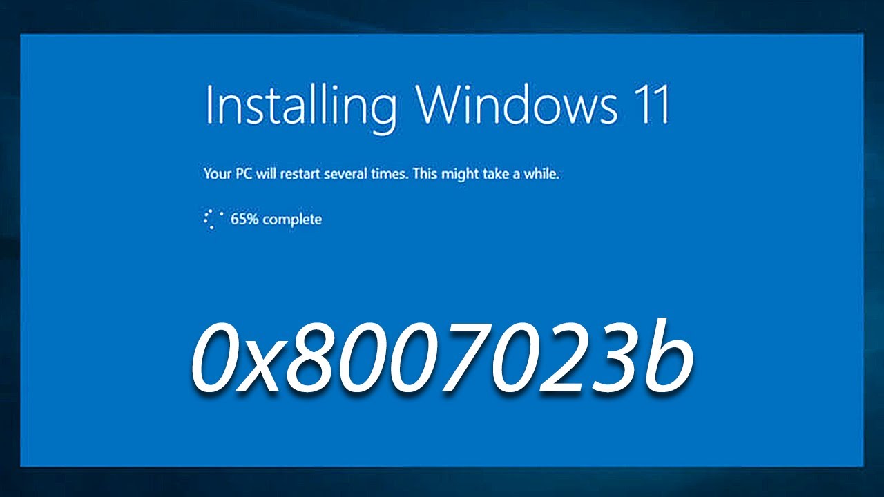 Soluciones fáciles para el error 0x8007023b al actualizar a Windows 11