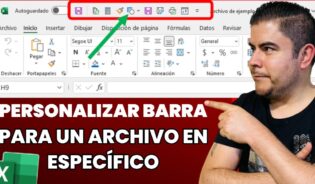 Cómo configurar la barra de acceso rapido en excel