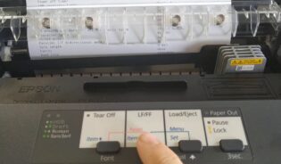 Cómo configurar draft condensed epson lx-350