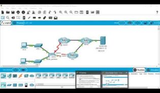 Configuración de rutas estáticas flotantes en Packet Tracer