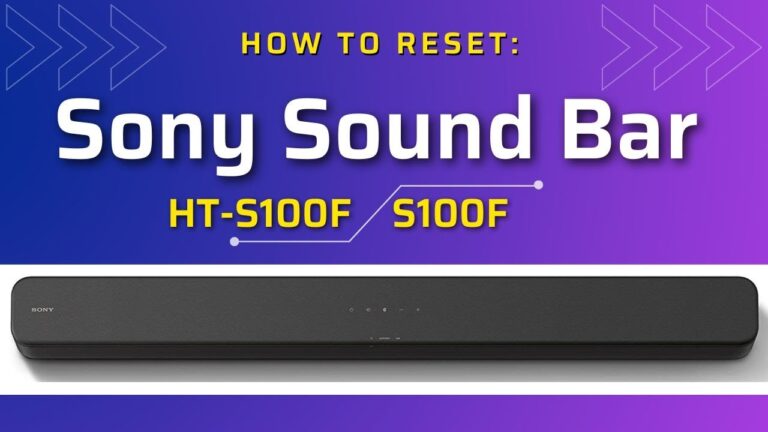 Cómo configurar barra de sonido sony ht-s100f - Mundowin