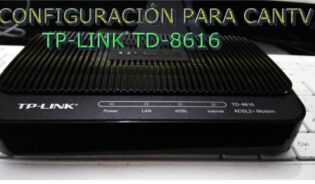 Configuración WiFi TD 8616 de TP-Link