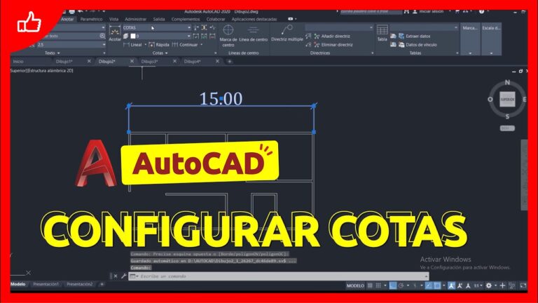 Comando para configurar cotas en autocad inglés - Mundowin