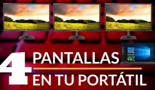 Cómo configurar 3 monitores en una laptop
