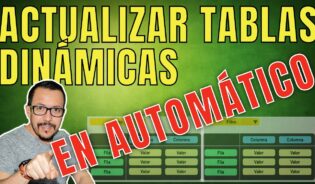 Configuración de datos en tabla dinámica