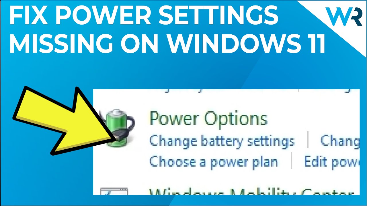Soluciones para problemas de configuración de energía en Windows 11