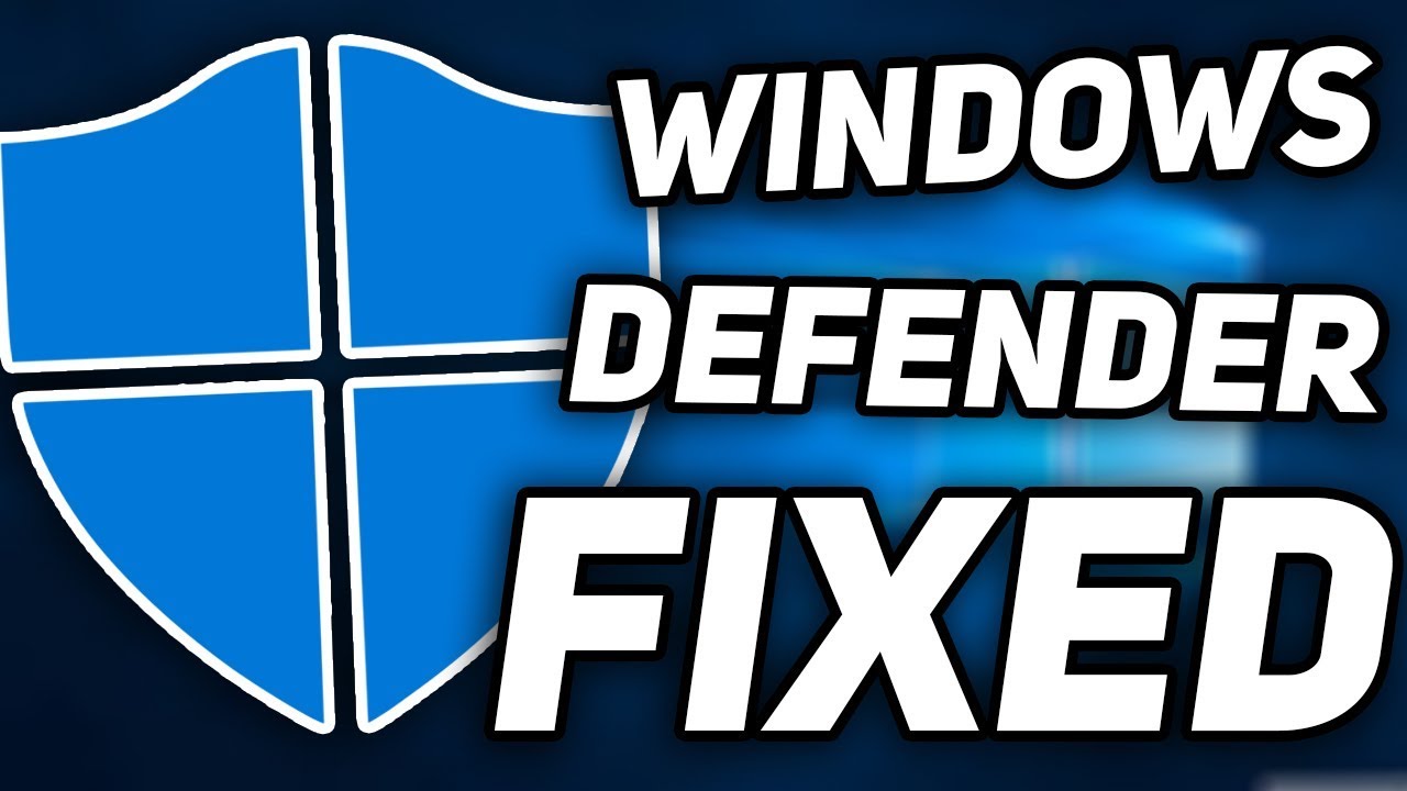 Windows Defender no responde en Windows 10