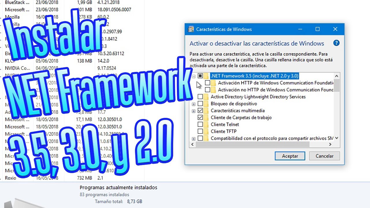 Instalación de .NET Framework 3.5 en Windows 10: Guía Paso a Paso