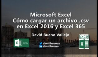 Cómo configurar excel 2016 para abrir archivos csv