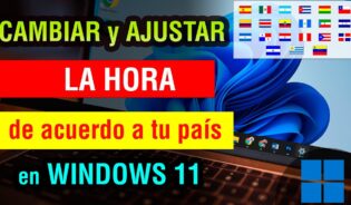 Cómo configurar la hora en windows 11