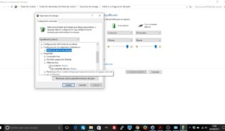 Cómo configurar la energia de mi laptop