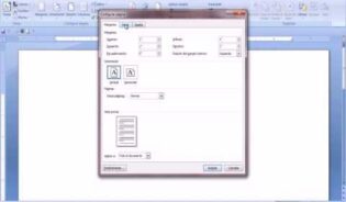 Cómo configurar la hoja de word 2007