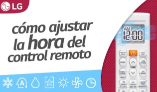Cómo configurar hora controle ar condicionado lg