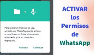 Cómo configurar los permisos de whatsapp