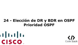 Cómo configurar dr y bdr en ospf